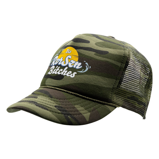 Its RVRSZN Bitch's Mesh Truck Hat - CAMO