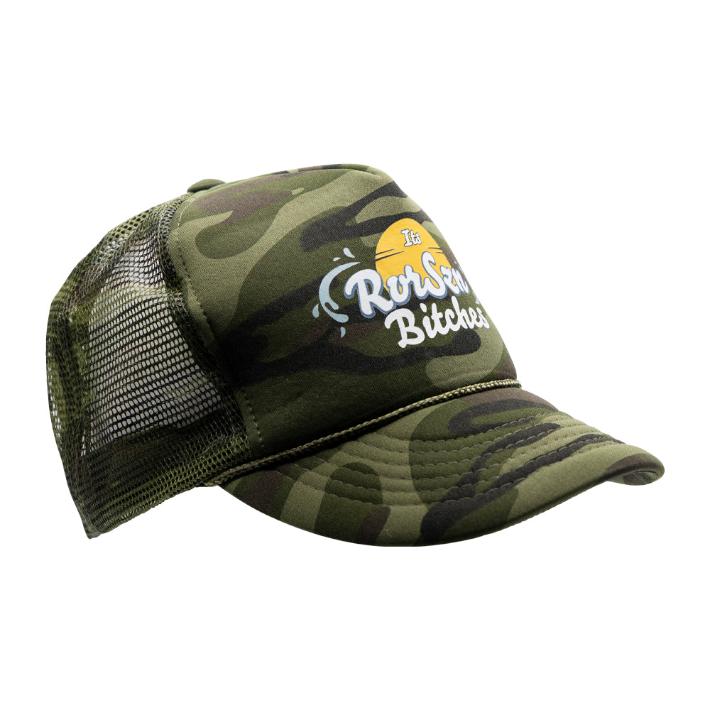 Its RVRSZN Bitch's Mesh Truck Hat - CAMO