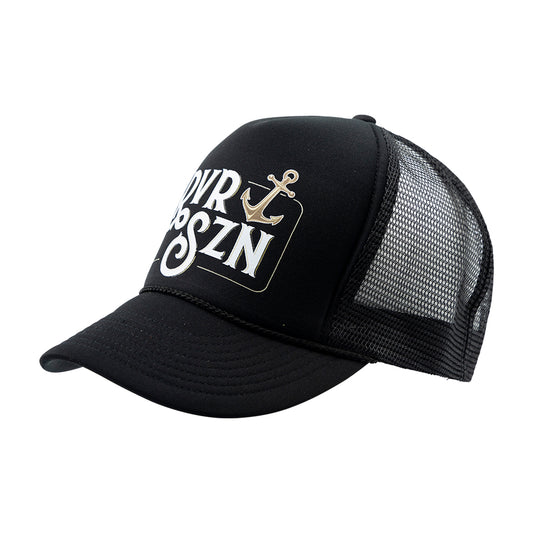 Anchored Trucker Hat - Black