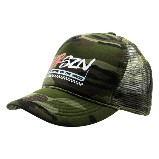 Retro Truck Hat - Camo