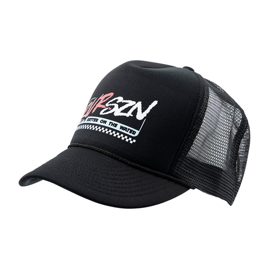 Retro Trucker Hat - Black